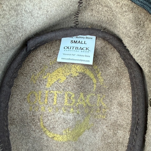 OUTBACK SURVIVAL GEAR  DISTRESSED LEATHER COWBOY HAT -S -NWT ! ?? main image 9
